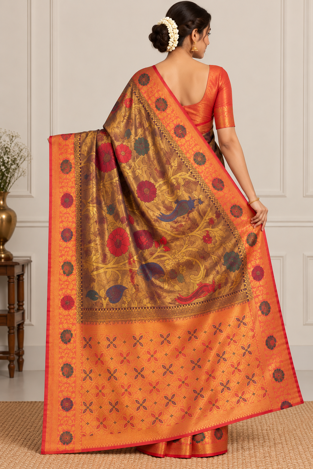 Banarasi Rangkat Saree - View 2