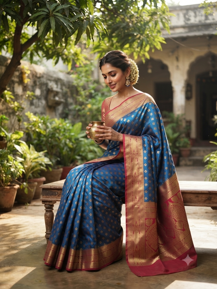 Banarasi Buti Saree - View 2